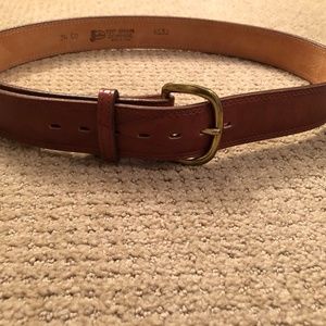 Top Grain Cowhide Brown Leather Belt